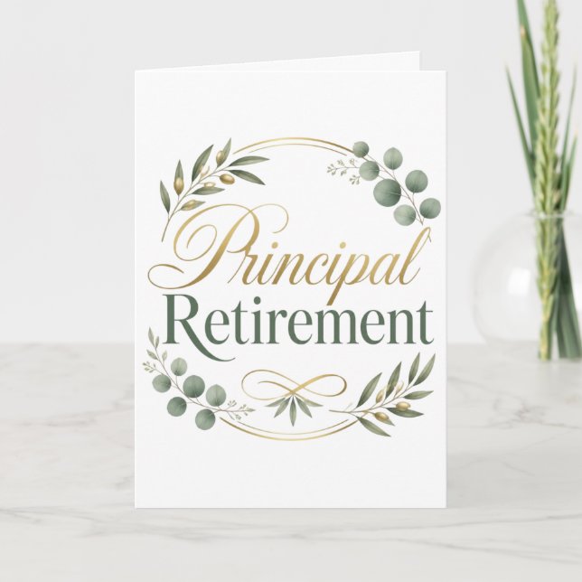 Principal Retirement Gift Card (Front)