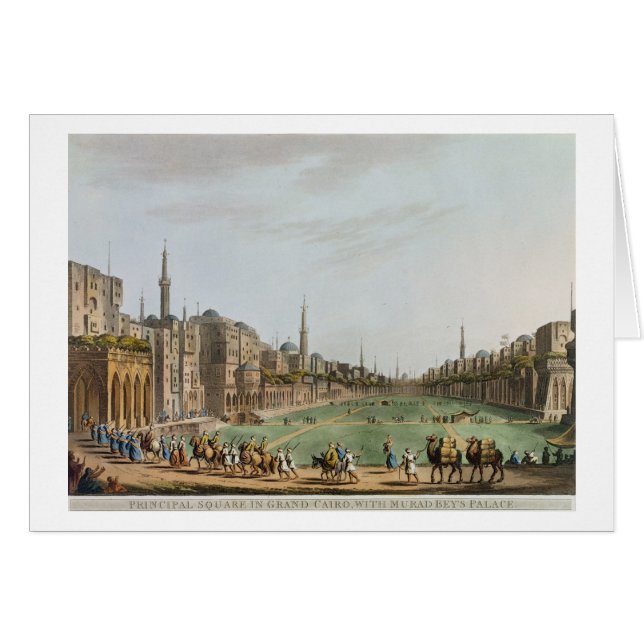 Principal Square in Grand Cairo, with Murad Bey's (Front Horizontal)