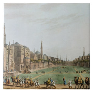 Principal Square in Grand Cairo, with Murad Bey's Ceramic Tile