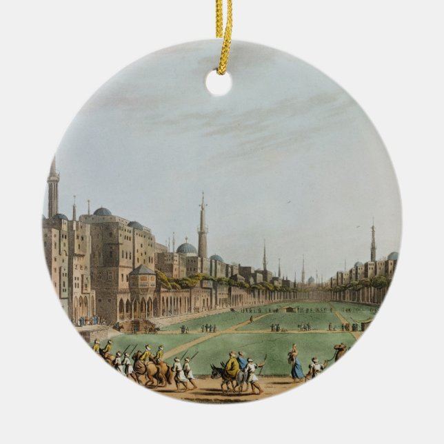 Principal Square in Grand Cairo, with Murad Bey's Ceramic Tree Decoration (Front)