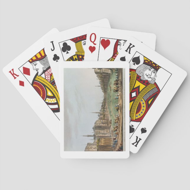 Principal Square in Grand Cairo, with Murad Bey's Playing Cards (Back)