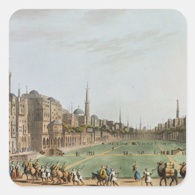 Principal Square in Grand Cairo, with Murad Bey's Square Sticker (Front)