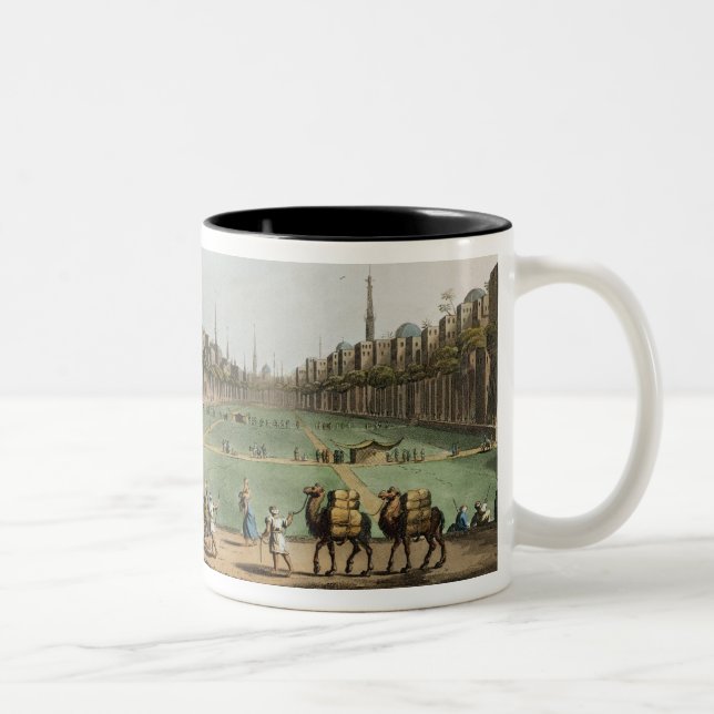 Principal Square in Grand Cairo, with Murad Bey's Two-Tone Coffee Mug (Right)
