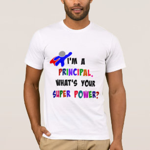 Principal Super Hero T-Shirt