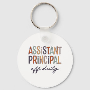 Principal Teacher Off Duty Last Day Of School  Key Ring