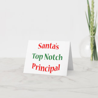 Principal Top Notch Holiday Card