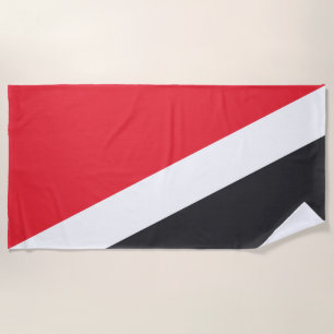 Principality of Sealand Flag Beach Towel