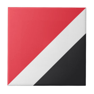 Principality of Sealand Flag Ceramic Tile
