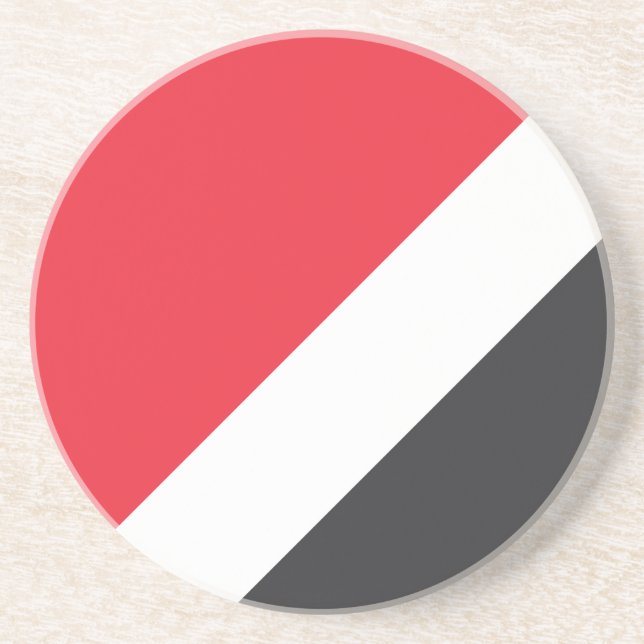 Principality of Sealand Flag Coaster (Front)