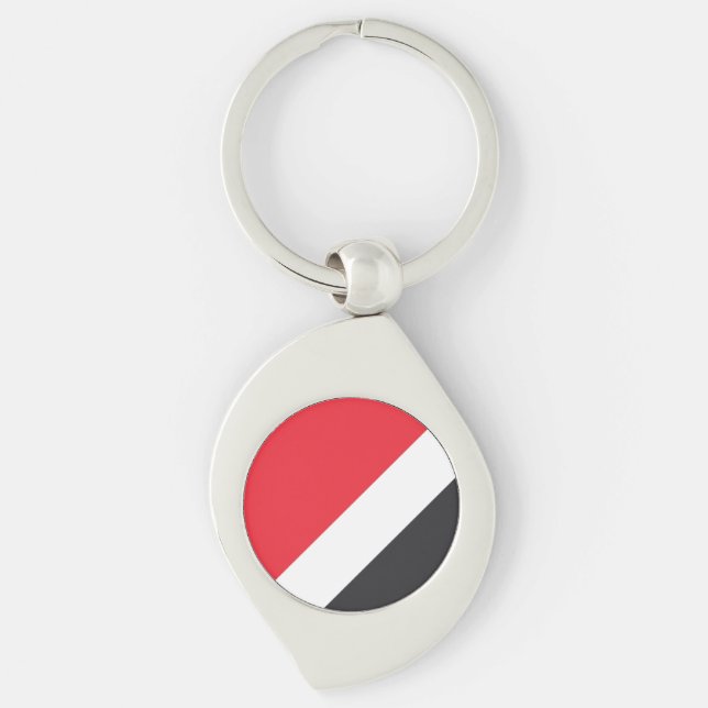 Principality of Sealand Flag Key Ring (Front)