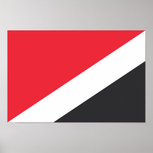 Principality of Sealand Flag Poster