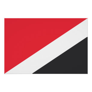 Principality of Sealand Flag Poster