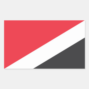 Principality of Sealand Flag Rectangular Sticker