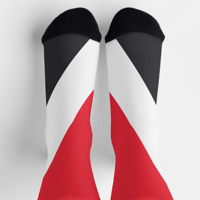 Principality of Sealand Flag Socks (Top)