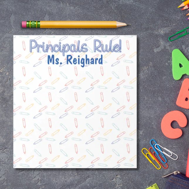 Principal's Notepad, Principals Rule! Notepad (Creator Uploaded)