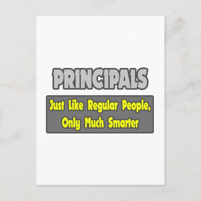 Principals...Smarter Postcard (Front)