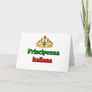Principessa Italiana (Italian Princess) Holiday Card