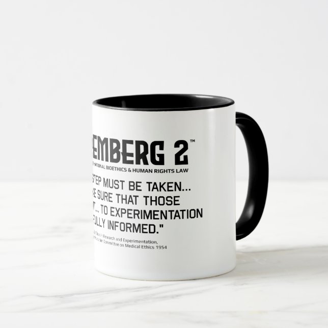 Principles for Those in Research & Experimentation Mug (Front Right)
