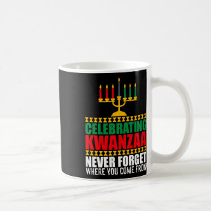 Principles Of Kwanza Christmas Afro-american Happy Coffee Mug