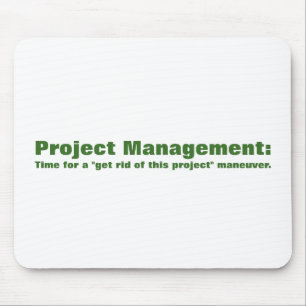 Principles of project management mouse pad