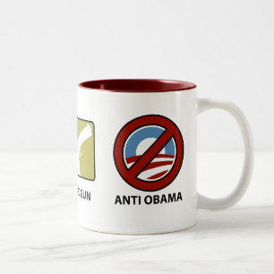Princples Against Obama Two-Tone Coffee Mug