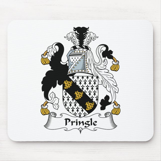 Pringle Family Crest Mouse Pad (Front)