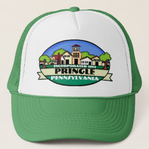 Pringle Pennsylvania small town green hat