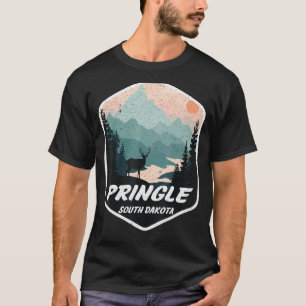 Pringle South Dakota Sd Mountains Hike Hiking Souv T-Shirt