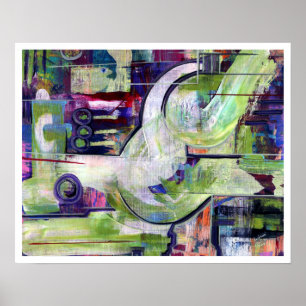 Print 20x16in Original Painting Abstract Modern