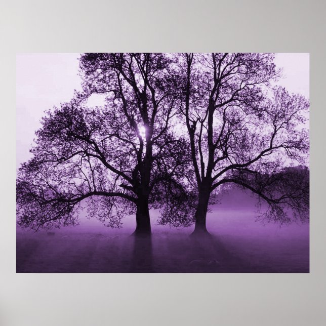 PRINT - 2 Big Trees Purple (Front)
