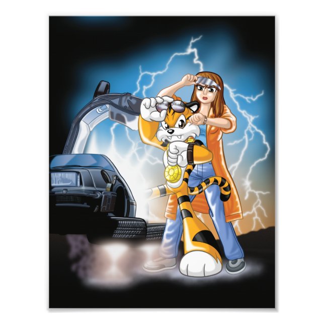 Print A4 - Back to Future (mini poster) (Front)