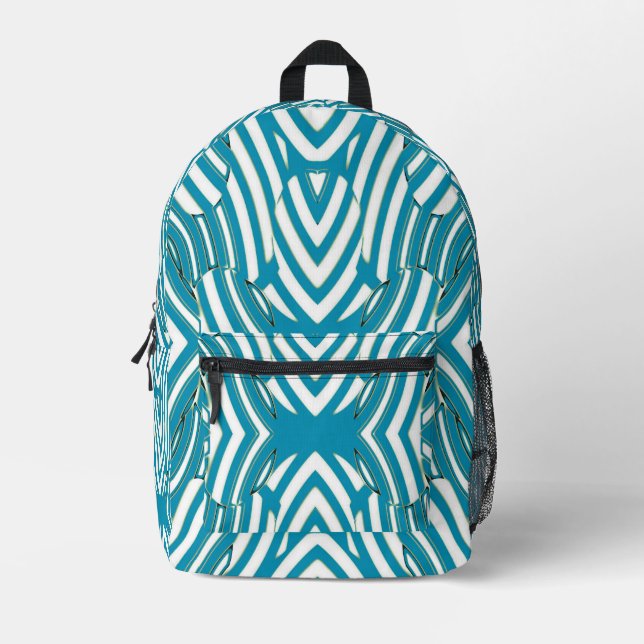 Print Cut Sew Bag, A modern classic design  Printed Backpack (Front)