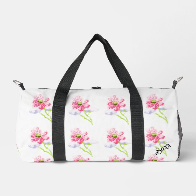 Print Cut Sew Bag Duffel : Wild Flower  (Front)