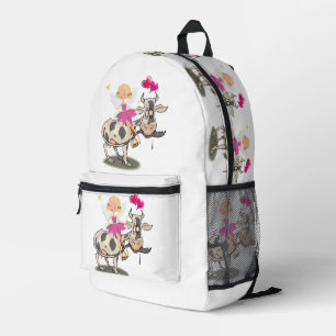 Print Cut Sew Bag Floral Fairy Cow