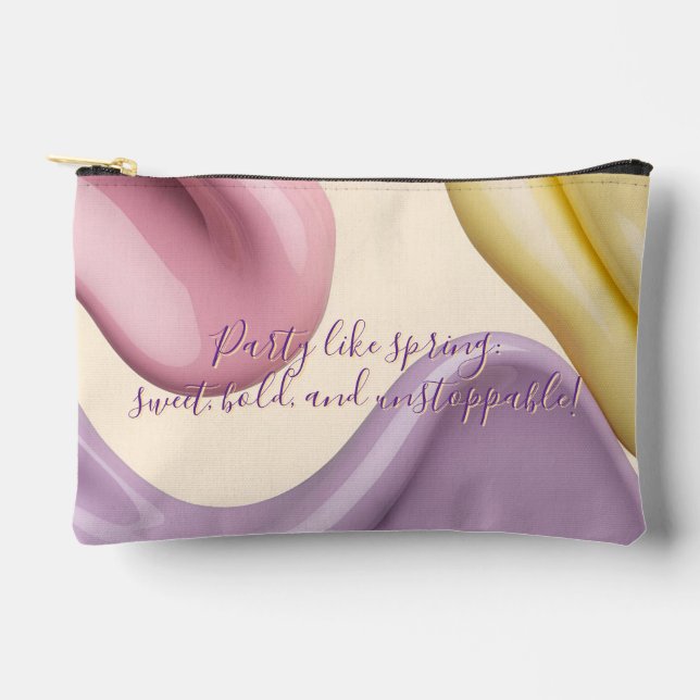 Print cut sew bag in stylish graphic (Front)