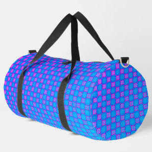 Print Cut Sew Bag Light blue purple design