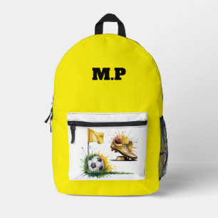 Print Cut Sew Bag-Personalized Soccer Backpack