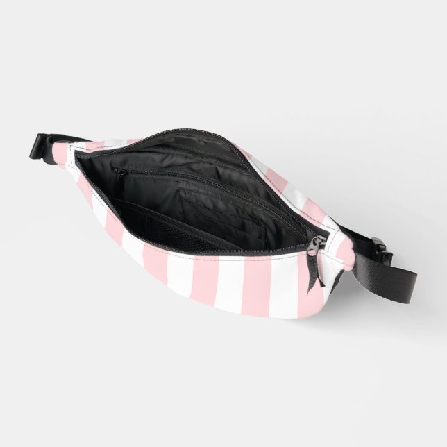 Print Cut Sew Bag Pink & White Stripe (Open)