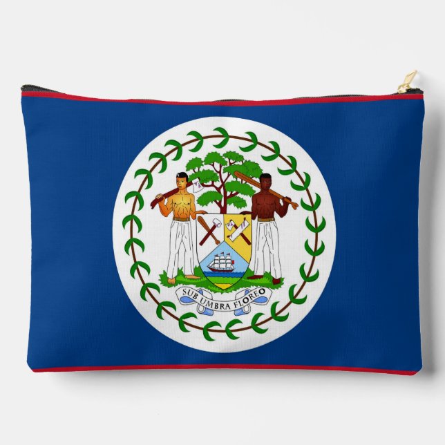 Print Cut Sew Bag with flag of Belise (Back)