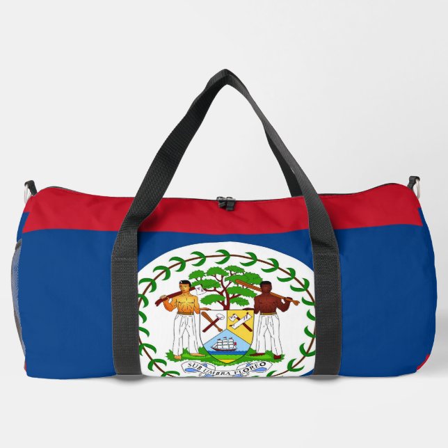 Print Cut Sew Bag with flag of Belise (Back)