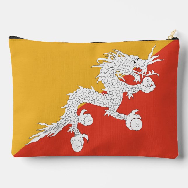 Print Cut Sew Bag with flag of Bhutan (Back)