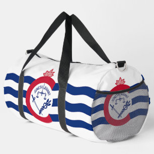Print Cut Sew Bag with flag of Cincinnati, USA