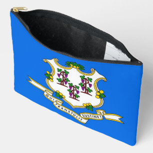 Print Cut Sew Bag with flag of Connecticut, USA