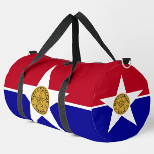 Print Cut Sew Bag with flag of Dallas, Texas, USA