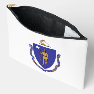Print Cut Sew Bag with flag of Massachusetts, USA