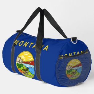 Print Cut Sew Bag with flag of Montanai, USA
