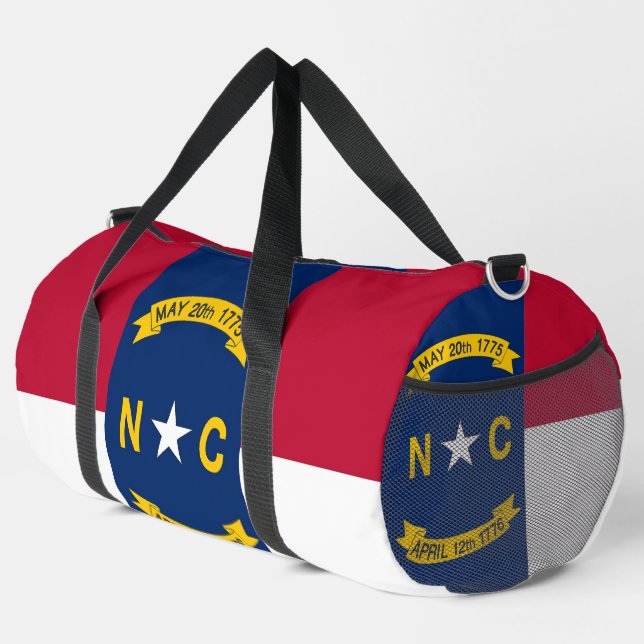 Print Cut Sew Bag with flag of North Carolina (Right Corner)