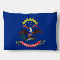 Print Cut Sew Bag with flag of North Dakota, USA