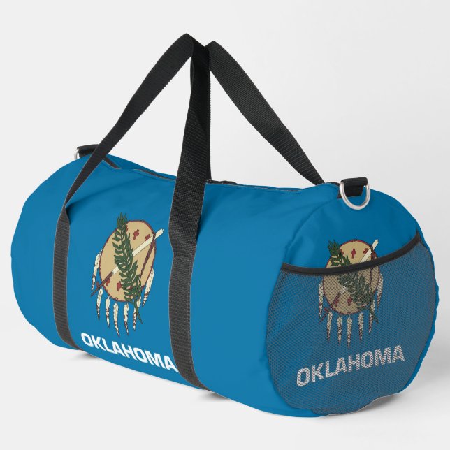 Print Cut Sew Bag with flag of Oklahoma, USA (Right Corner)