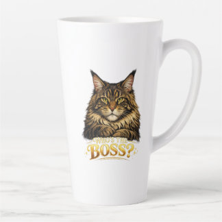 Print for a mug with a Maine Coon cat